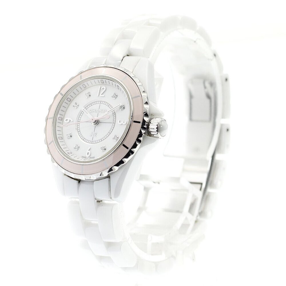 CHANEL J12 H4466 Soft Pink 8P diamond white Dial Quartz Ladies Watch_879862 - Picture 2 of 6
